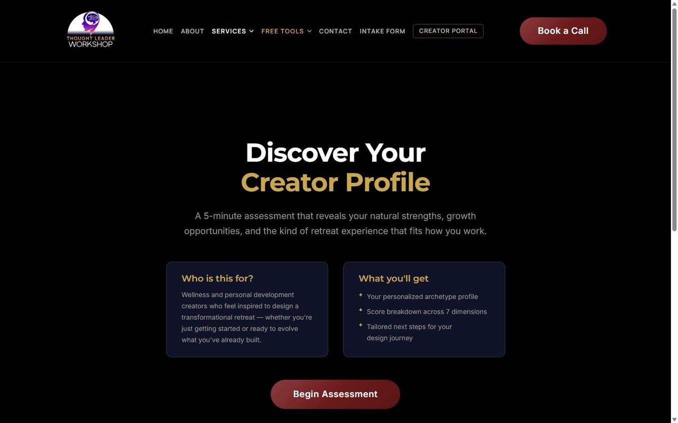 Creator Profile Quiz